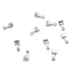 10 Pcs Dental Orthodontic Crimpable Hook Dental Materials Orthodontic Braces Stainless Steel Crimpable Hook