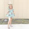 Unicorn&Flower Full Print Tutu Dress Baby Girl Romper Party Prom Summer Clothes