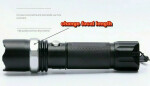 High capacity 4200mAh sacredfire LED zoom Lamp Light Rechargeable Zoomable flashlight yrics Torch 18650 Lithium Tactics