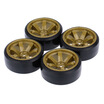 RC Car Accessories 4PcsSet 110 Drift Car Tires Hard Tyre for Traxxas HSP Tamiya HPI Kyosho On-Road Drifting Car
