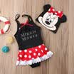 Toddler Kids Baby Girls Tankini Minnie Swimwear Swimsuit Bikini Set Bathing Suit