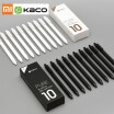 10PCS Original Xiaomi Mijia Kaco Pen 05mm MI Kaco Ballpoint Pen Core Durable Sign Pen Refill Black Ink