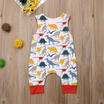 Newborn Dinosaur Baby Boy Girl Romper Jumpsuit Bodysuit Outfits Cotton Clothes