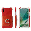 New iPhoneX Max Mobile Shell Huawei Mobile Phone Ring Holder Mobile Phone Leather Case Red
