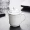 Jie Yajie cup with ceramic cup 350ml Office Cup Galaxy Cup Silver