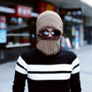 Autumn&winter add fleece cover hat men knitting hat neck two sets of winter ear protector parent-child wool hat