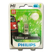 Philips 1 pc H1 H4 H7 car halogen lights 3100K quadruple coverage ecovision 12V 55W upgrade eco just press