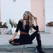 Punk Women Fashion Suede Lace Up Pants 2018 Criss Cross Bandage Corn Eye Casual Pencil Trousers Pantalon Mujer Streetwear