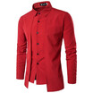Fashion Mens Luxury Casual Stylish Slim Fit Long Sleeve Casual Dress Shirts Tops