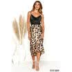 Lasies Women Midi Bodycon Pencil Office Party Printed High Waist Stretch Skirt