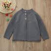 Girls Sweater Toddler Kids Baby Girls Outfit Clothes Button Knitted Tops Sweater