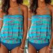 Womens Tankini Bikini Set Push Up Padded Swimsuit Swimwear Bathing Suit TOY