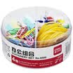 Deli 8500 office combination set pushpin paper clip ticket holder rubber band four in one four grid