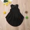 UK Stock Baby Girl High Low Dress Sleeveless Princess Party Dresses Kids Clothes