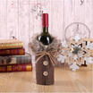 New Merry Christmas Santa Wine Bottle Bag Cover Xmas Dinner Party Tables Decor