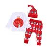 Baby Boy Girl Clothes MY FIRST CHRISTMAS Tops T-shirtLong Pants Leggings Outfit
