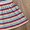 UK Baby Girls Striped Summer Clothing Skirt Kids Casual Sundress Outfit Dress