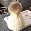 Newborn Baby Kid Boy Girl Warm Knit Beanie Hat Fur Pom Beret Crochet Hemming Cap