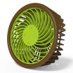 Style sty Epie A201 desktop ultra-quiet refrigeration mini portable large wind power fan fan kiwi