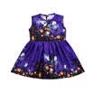 Halloween Toddler Kids Baby Girls Cartoon Graffiti Vest Dress Sundress Clothes
