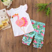 Toddler Kids Baby Girls T-shirt TopsPants Summer Casual Outfit Clothes 2PCS Set