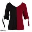 Fashion Womens Ladies Long Sleeve Loose Blouse Casual Shirt Summer Tops T-Shirt