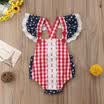 Newborn Baby Girl Xmas Clothes Bodysuit Infant Romper Jumpsuit Outfit Sunsuit