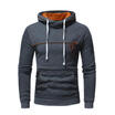 Men Winter Top Long Sleeve Slim Fit Hooded Sweatshirt Pullover Sweat Hoodies ME