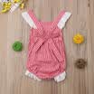 Newborn Infant Baby Girls Lace Ruffle Romper Bodysuit Jumpsuit Clothes Outfits