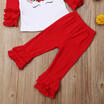 2Pcs Toddler Kid Baby Girl Christmas Unicorn Tops Pants Outfits Set Clothes 0-5T