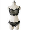 Women Sexy Lingerie Black Lace Dress G-string Underwear Babydoll Sleepwear Sets
