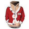 New Christmas 3D Printed Hoodies For Both Men&Women Globle Hot Sale Mens 3D Print Pullover Womens Sweater Without Suede Inside QYDM-466