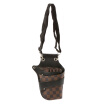 Hair Scissor Holster Hairdressing Bag Pouch Holder for Hair Stylist Rivet Clips Waist Shoulder Belt Included PU Leather