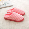 Women&Men pinstripe anti-slip cotton indoor shoes
