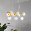 Baycheer HL487742 Handblown Clear Glass LED Chandeliers
