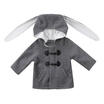 NEW Kids Baby Girls Winter Warm Button Long Sleeve Hooded Coat Outerwear Jacket