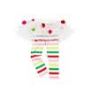 Xmas Kids Baby Girls Christmas Tops Tulle Tutu Pants Leggings Outfits Clothes UK