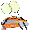 Lok Enpex all-carbon threading badminton racket cool ghost chopped 2 fitted couple to shoot E-088 gift bag hand glue