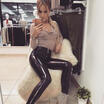 Fashion Women Bodysuit Leotard V Neck Long Sleeve Jumpsuit Tops T-shirt Romper