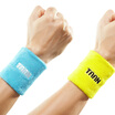 TAION TAAN Badminton Tennis Towel Bracers Cotton Breath Sugar Breathable Wrist 7cm 85cm 1302 Sky Yellow Two