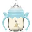 Snow Bear Baby Feeding Bottle with Double Handle 160ML Blue 09386
