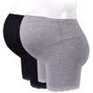Love treasure for pregnant women to take away light safety pants pregnant women underwear 2 installed maternity clothes month suits pants modal black gray two-color XL