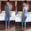 Women Ladies Clubwear Hollow Playsuit Bodycon Party Jumpsuit&Romper Trousers US