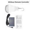 Solar LED Bulb Light Portable Outdoor Garden Camping Hiking Tent Lamp w Remote