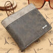 Fashion Mens PU Leather Wallet Pocket Card Clutch ID Credit Bifold Purse