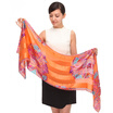 Margaret KURKI Marble Birds Mushroom Mushroom Flower Patterns Europe&the United States Wind Elegant Lady Scarves Purple 1X45X921