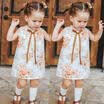 Toddler Kids Baby Girls Princess Sleeveless Floral Dress Party Clothes Summer
