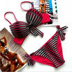 USA Women Swimwear Bandage Bikini Set Push-up Padded Bra Bathing Suit Swimsuit