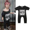 STRAIGHT OUTTA Newborn Baby Boys Girls Romper Jumpsuit Bodysuit Outfits Clothes