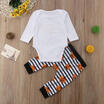 Halloween Newborn Baby Boy Outfit Clothes Romper Bodysuit Pants 2PCS Set Clothes